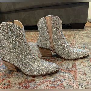Betsy Johnson Diva Rhinestones - best sparkle boots!